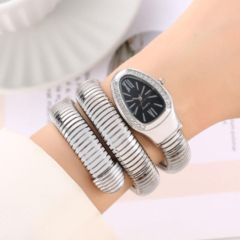 Montre à Quartz de Luxe pour Dames Mode Or Montres pour Dames Montre Bracelet en Acier Inoxydable de Haute Qualité Cadeaux