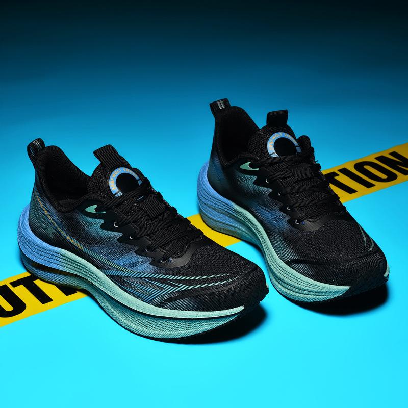

New spring and summer lightweight running shoes mesh shoes long-distance running popcorn bottom carbon plate long-distance running shoes extra l 48