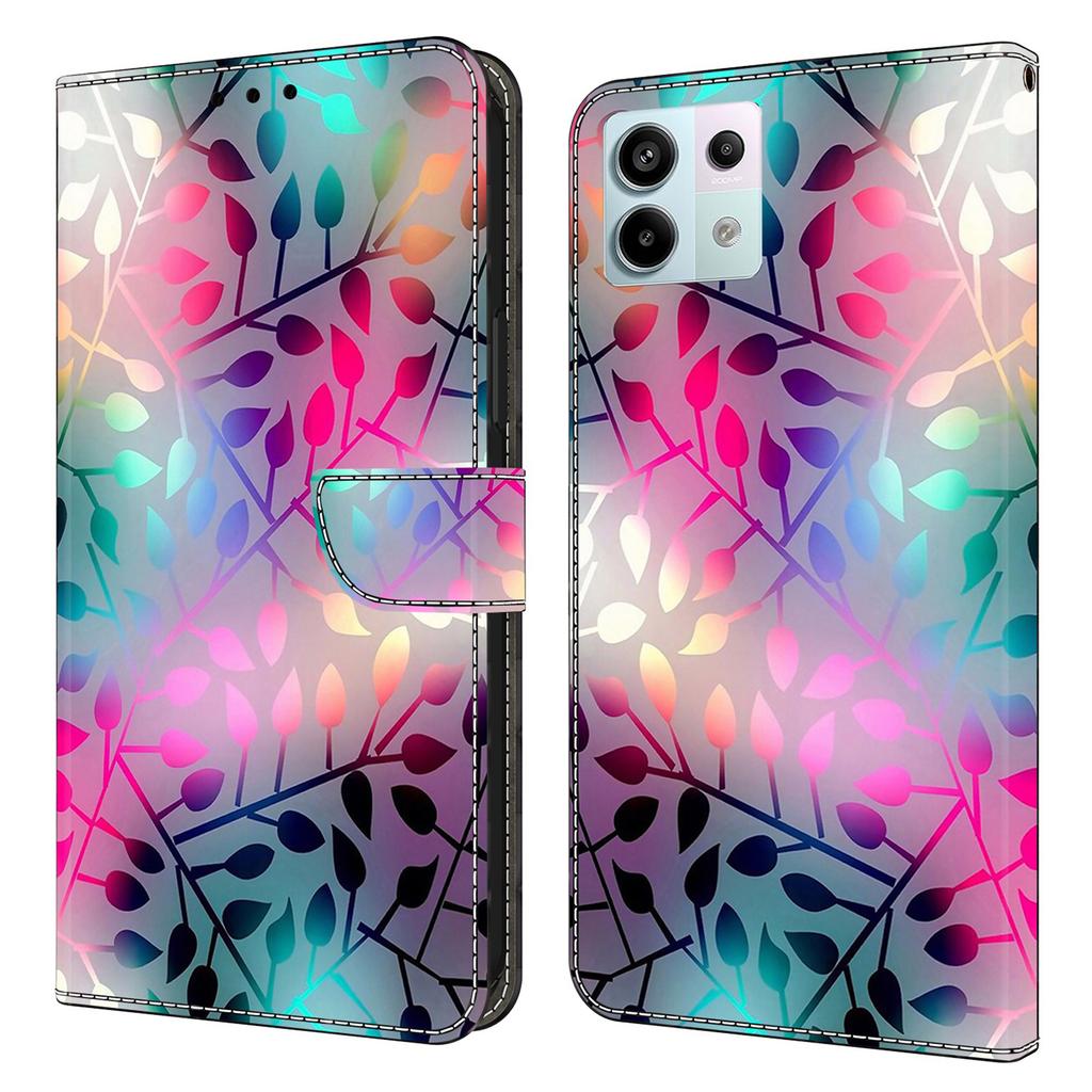 For Xiaomi Redmi Note 13 Pro 5G/Poco X6 5G Case 3D Pattern Flip Wallet PU Leather Phone Cover