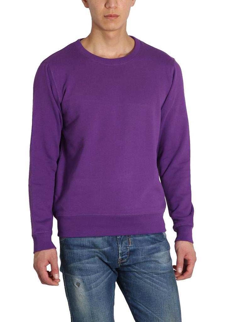 Printstar Fleece Crew Neck Lightweight Sweatshirt Size 100cm to Japanese size Kids' 8.4 oz. (00219-MLC), Violet, (equivalent 100)