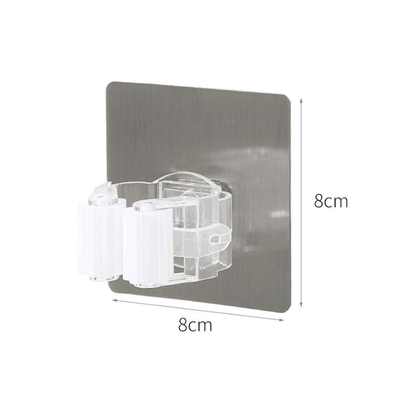 Adhesive Wall Hook Mop Hanger Organizer Broom Holder Wall Mount Mop Holder Stand Hooks Brush Broom Hanger Hook For Bathroom
