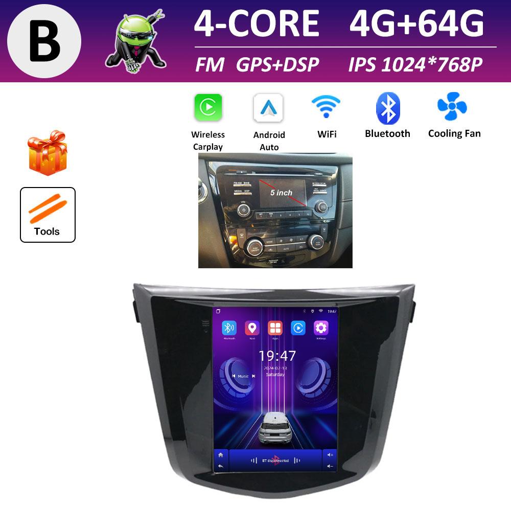Bluetooth for Nissan Qashqai J11Nissan X-Trail 3 T32 2013 2014 2015 2016 2017 Android OS IPS Touch Screen Auto Tools No 2 Din 4G