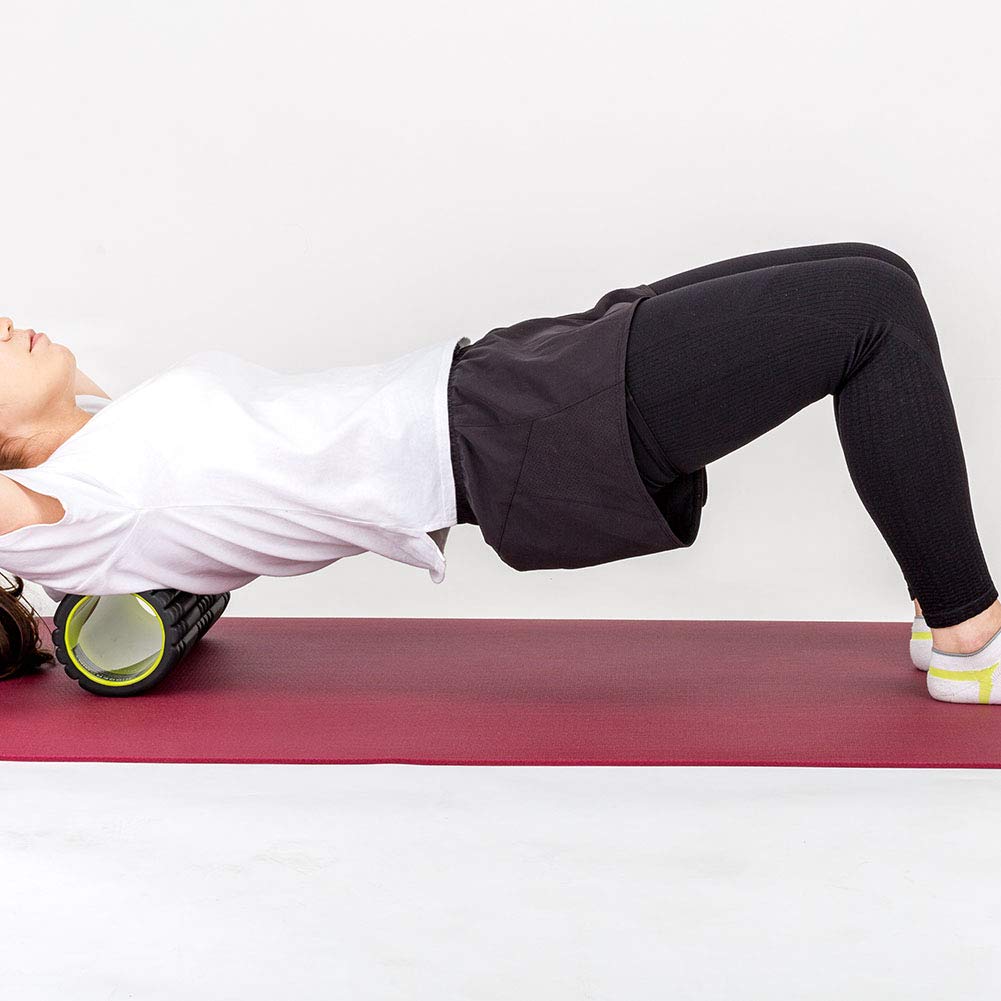 Trigger Point Fascia Foam Roller Grid Myofascial Release Foam Roller Stretch Training Self Massage Sports Equipment Fitness Triggerpoint [Trigger
