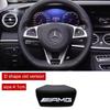 GOX3   Car Emblem Steering Wheel Sticker Decoration For Mercedes Benz AMG Smart Maybach W204 GLC CLA W205 W203 Interior Mouldings GE538