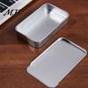 Push Pull Sliding Cover Box Tin Storage Container with Cover, Durable Metal Small Portable Container, Moisture-proof for Candy And Herbs Items