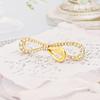 Fashion Metal Shoe Charms Luxury Diamond Pearl Sneaker Charms Gold Silver Shoe decoration DIY Shoelaces Buckles Shoes Accesories