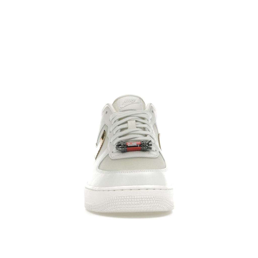 RTFKT x Nike Air Force 1 Low Angel Unisex Sneakers White Summit-White Metallic-Gold FQ3957-100