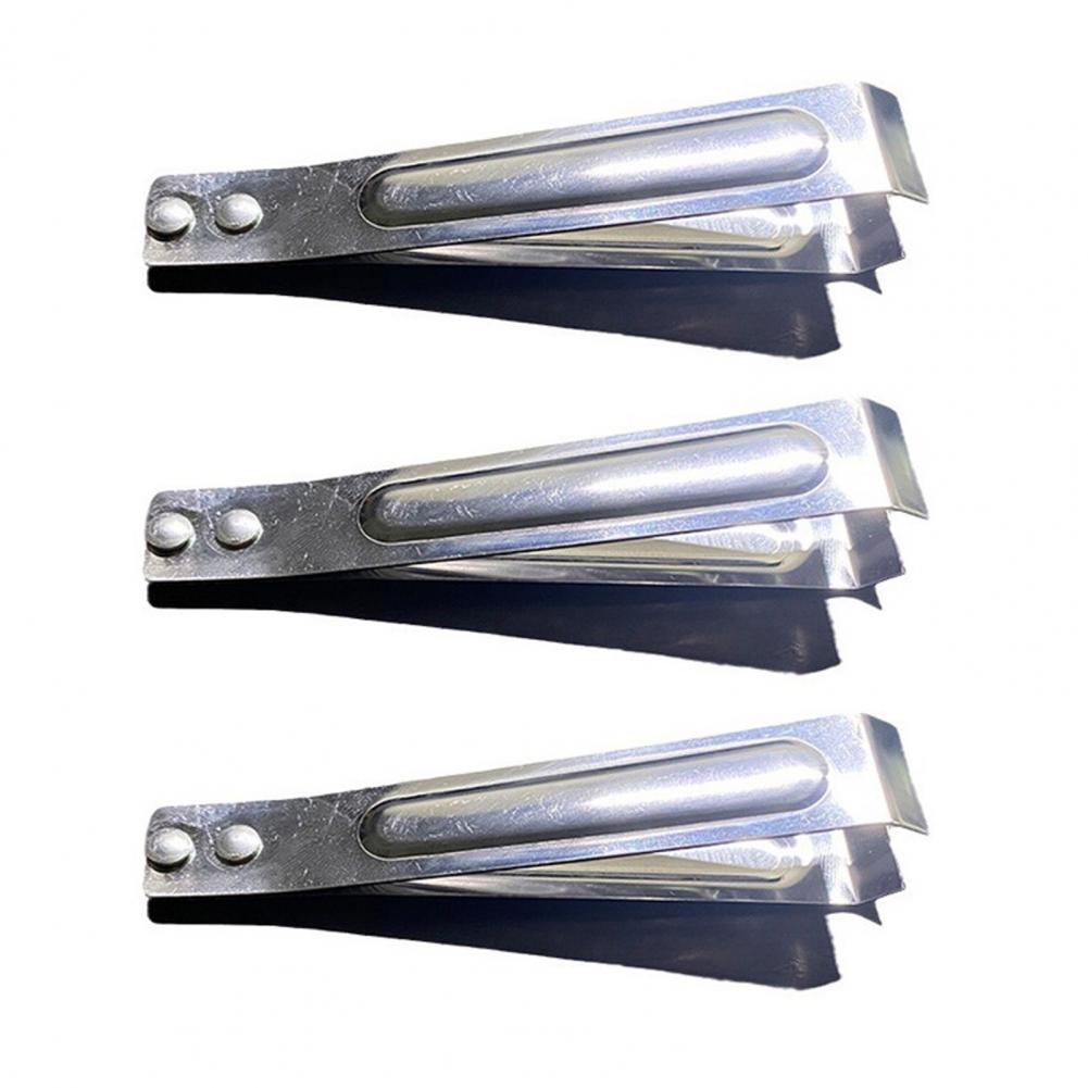 3Pcs Garlic Peeler Clips Stainless Steel Garlic Peeler Skin Fish Bones Chicken Duck Feathers Remover Tweezers Easily Peel Garlic