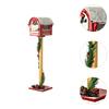 Christmas Mailbox Photography Prop Mail Box for Living Room Party Restaurant