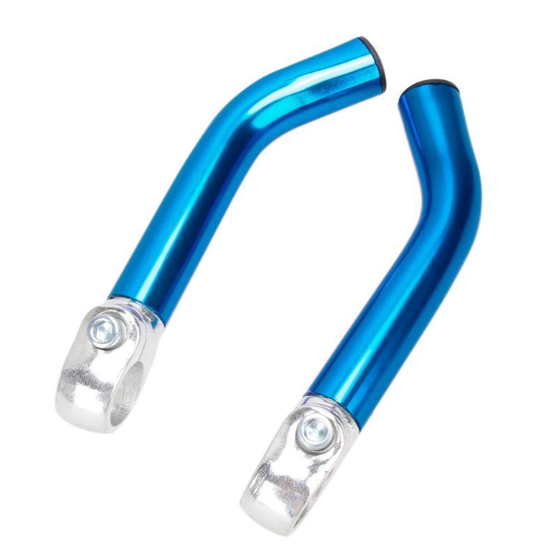 1 Coppia Protezioni per Bicicletta Lega di Alluminio Piccola Manubrio Ausiliario Estremità Manubrio Forma a Corno Manubri per Bicicletta Parti per Bicicletta