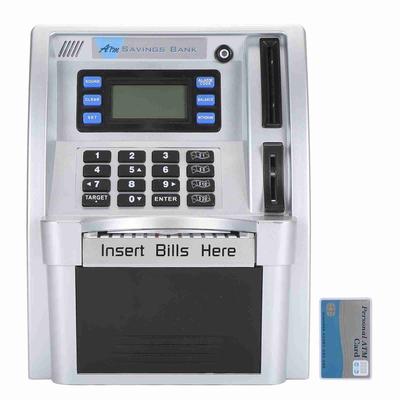 Electronic ATM Piggy Bank Creative Password Cash Coin Can Self Rolling Bill Cash Saving Box with LCD Screen