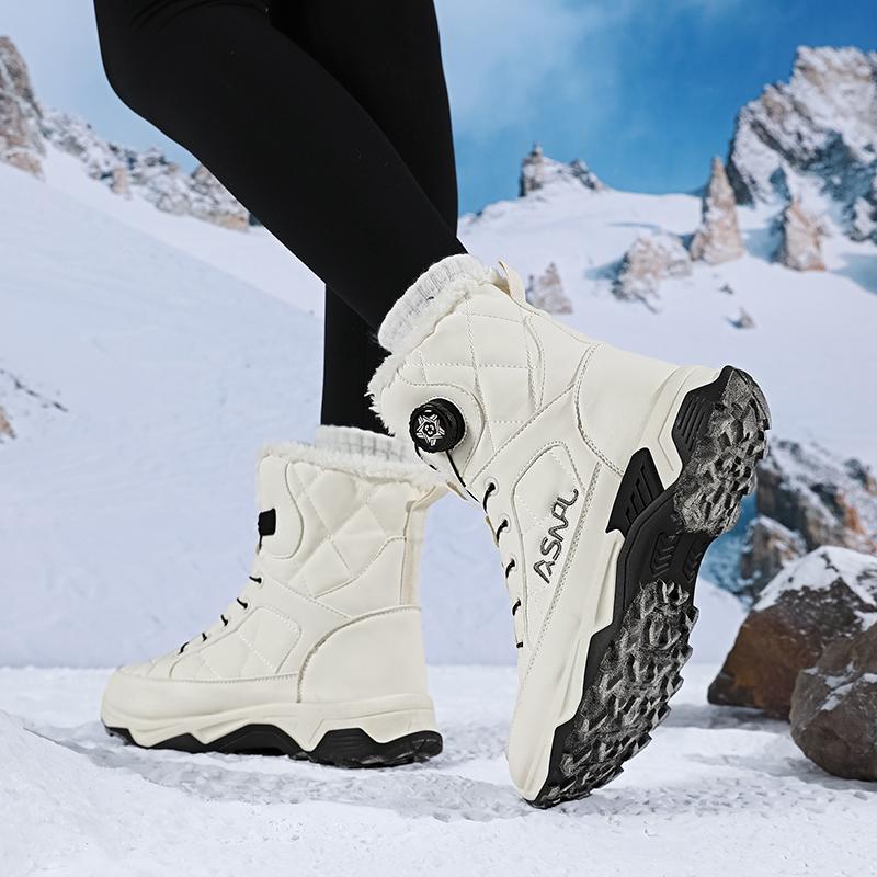 TUINANLE Large Size Women's Snow Boots Comfortable Warm Non-Slip Cotton Shoes for Cold Weather Men Winter Boots