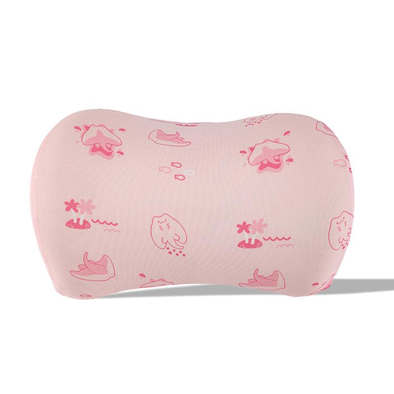 Office nap pillow, workstation sleeping pillow, lunch break, sleeping on the table, memory cotton U-shaped pillow, eye mask, cold silk feeling
