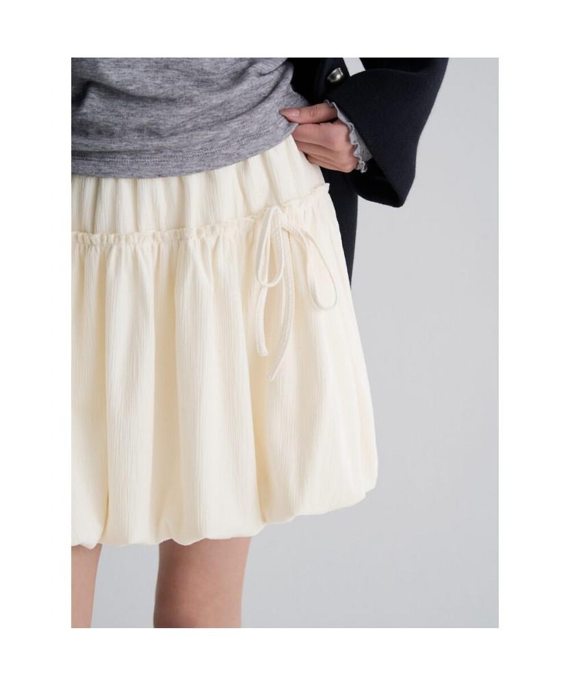 8SECONDS Mini Balloon Skirt Ivory