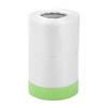 Pre-Taped Masking Film 2500x55cm  8202ftx2165" 1pc Plastic Cover White Green