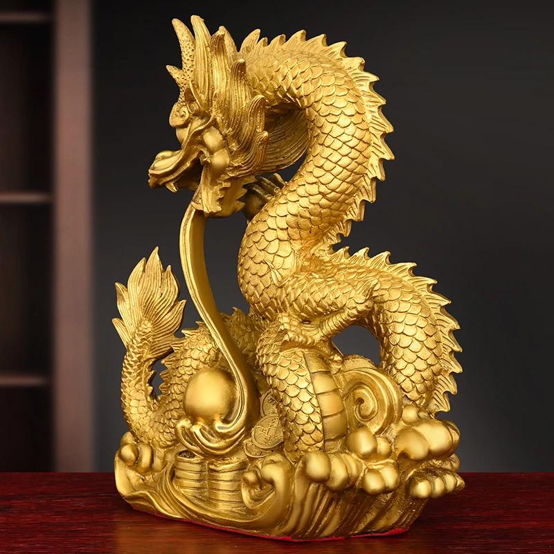 Lucky Dragon Ornaments Auspicious Dragon Play Beads Twelve Zodiac Home Decor Gifts