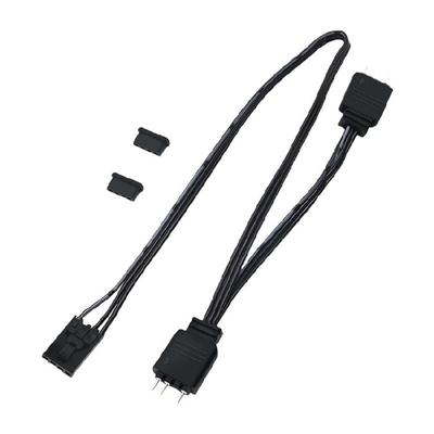 4pin Female To 3Pin Male ARGB Adapter Cable For HDLL120 Controller and ARGB Fan Hub Compatibility