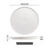 Jimei Jiduo White Porcelain Cloud Dinner Plate