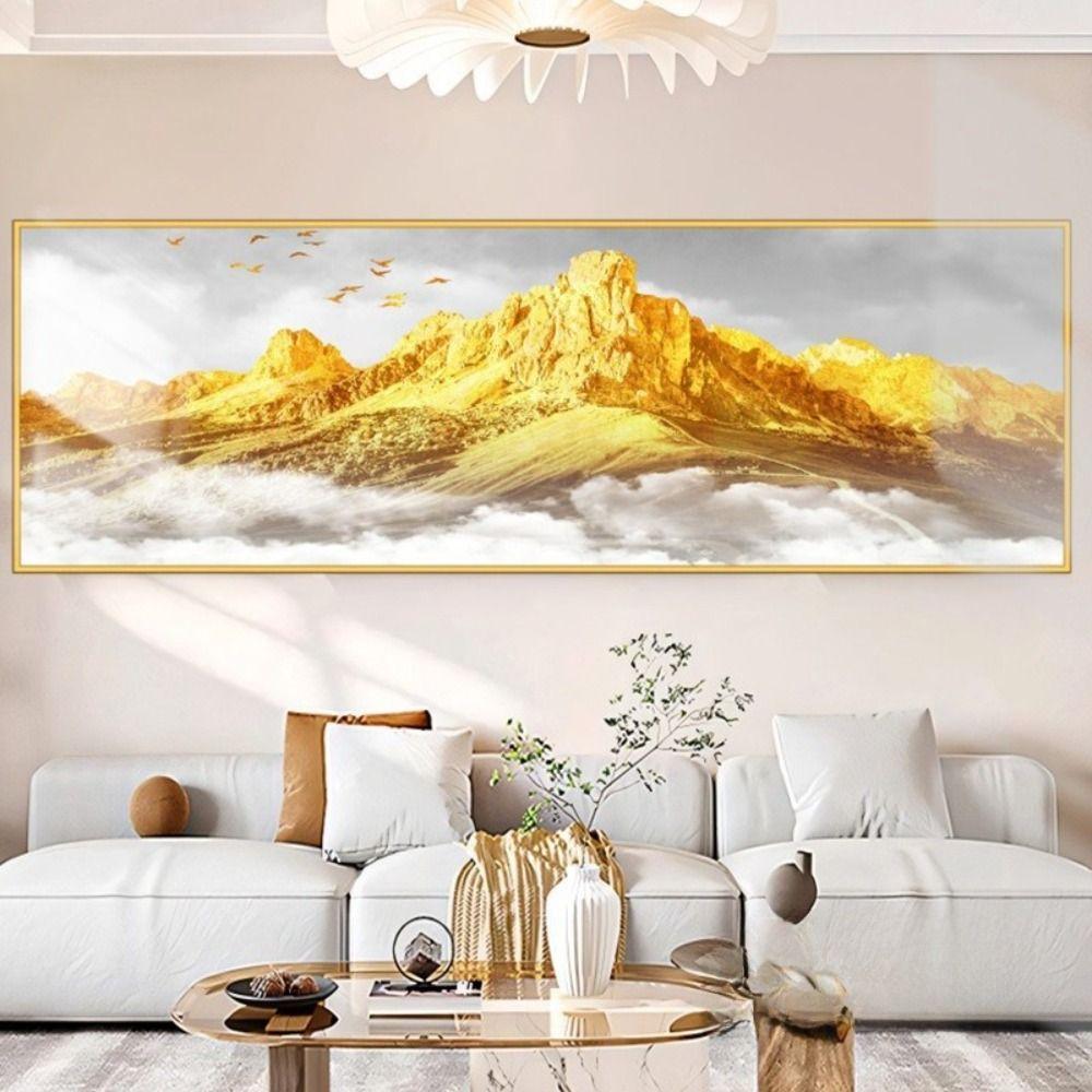 Mountain Landscape Bedside Decorative Paintings for Bedroom Living Room Bedside Background Wall