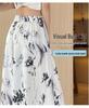 2025 Summer High Waist Women's Slimming Loose Fit Culottes - Petite Draping Wide-Leg Pants