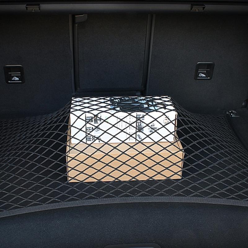Adjustable Vehicle Cargo Net Storage Bag With Quick Installation For SUV Car And Family Travel