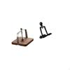 Cafe Thinker Napkin Sculpture Holder Tissue Dispenser Wood Base Organizer Abstract Figurine Simple