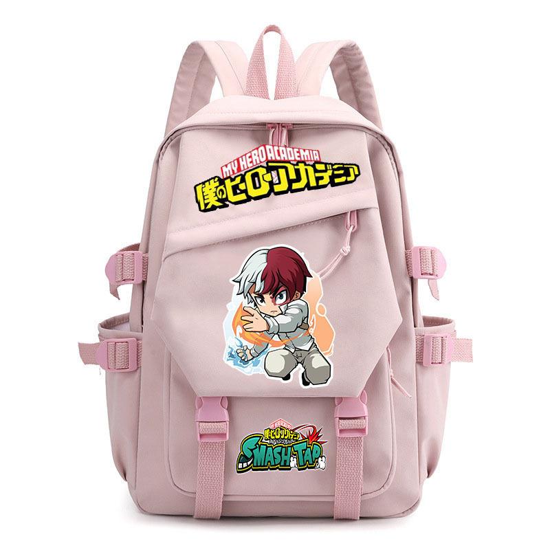 My Hero Academy School Bag Children's Backpack Elementary School Bag Male Female Junior High School Student College Student Campus Backpack