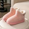 Snow boots women's winter thick-soled thickened velvet indoor home bag and thermal cotton slippers women's outer wear