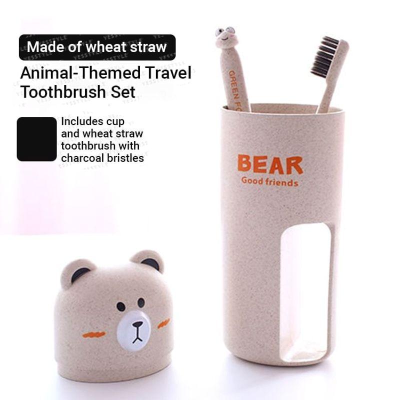 Chimi Chimi - Animal Travel Toothbrush Set