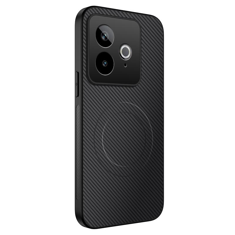 For Realme GT 7 Luxury Shockproof Case For Realme GT NEO 2T Silicone Bumper Carbon Fiber Magnetic Cover Realme GT Realme GT 7T