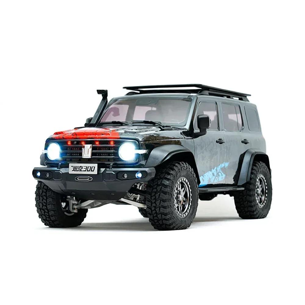 Радиоуправляемая модель KM 1/8 TANK300 RTR 3rd Anniversary Edition 2,4 ГГц Электрическая радиоуправляемая модель автомобиля Внедорожный краулер Игрушка чёрный