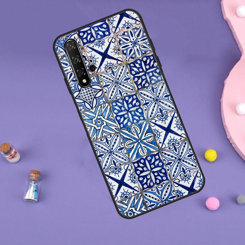 Moroccan Pattern For Huawei Nova 11i 12i 8i 7i 3i 9 10 SE Y60 Y61 Y70 Y72 Y73 Y90 Y91 P20 P30 P40 Lite Case