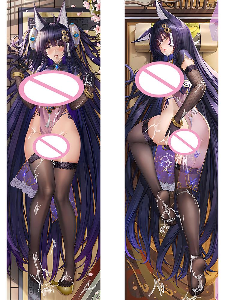 

Dakimakura аниме Azur Lane Musashi кимоно Fox Girl косплей обнимающая наволочка для тела японская наволочка Чехлы для подушек A 40x120cm Peachskin