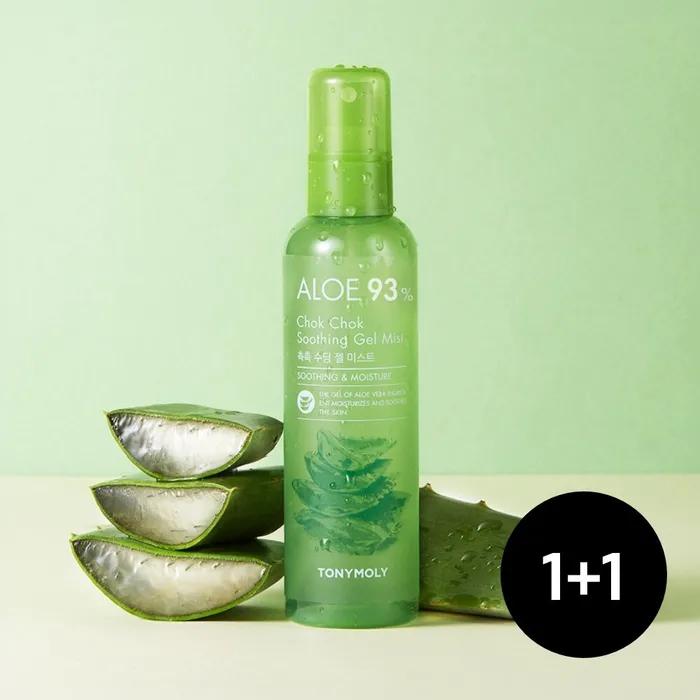 (1+1) 93% Aloe Moisturizing Soothing Gel Mist 150ml