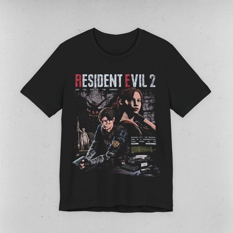RESIDENT EVIL 2 Unisex Tshirt Unisex T-Shirt M