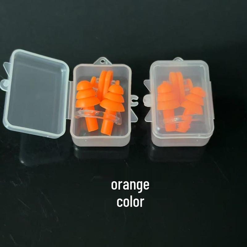 Nose Clip & Earplugs Set for Swimming - Soft Silicone, Waterproof, Universal Fit for Adults and Children