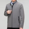 Men's Spring and Autumn Thin Men's Lapel Jackets Leader Jackets Middle-aged Dad Wear Civil Servant Business Tops