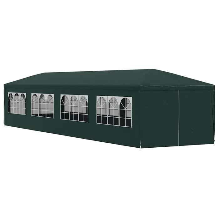 VidaXL Tente de Réception 3x12 m Vert Tonnelle Chapiteau de Jardin Pavillon 45107