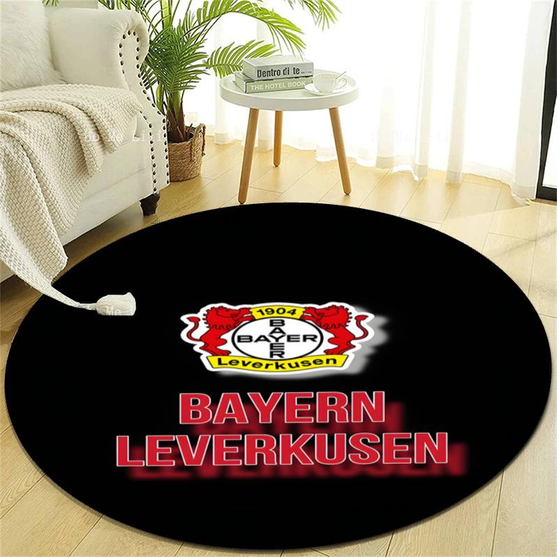 Personalized Bayer Leverkusen Round Chair Office Rug - Perfect for Mat, Office Chair & More - Ideal Gift for Birthdays and Holidays