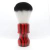 YAQi Evil Zebra 26mm Synthetic Hair Shaving Brush for Men Black And Red Handle Men's Grooming Essential