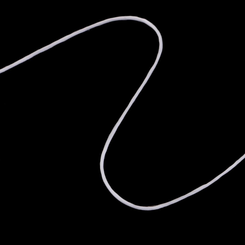 0,8 mm Rund, Starkes Nähgarn, Gewachst