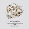 A European and American style fisherman hat imitating mink environmentally friendly fur fisherman hat for women in winter spotted patterns