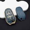 Stylish Soft TPU Car Key Fob Case + Key Chain for Citroen DS3 DS5 C3 C4 C3 XR | Peugeot 3008 4008 5008 308 508 Protective Bag