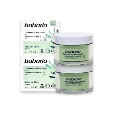 Olive Moisturizing Face Cream 50ml + Tightening Face Cream 50ml (2-piece Set)