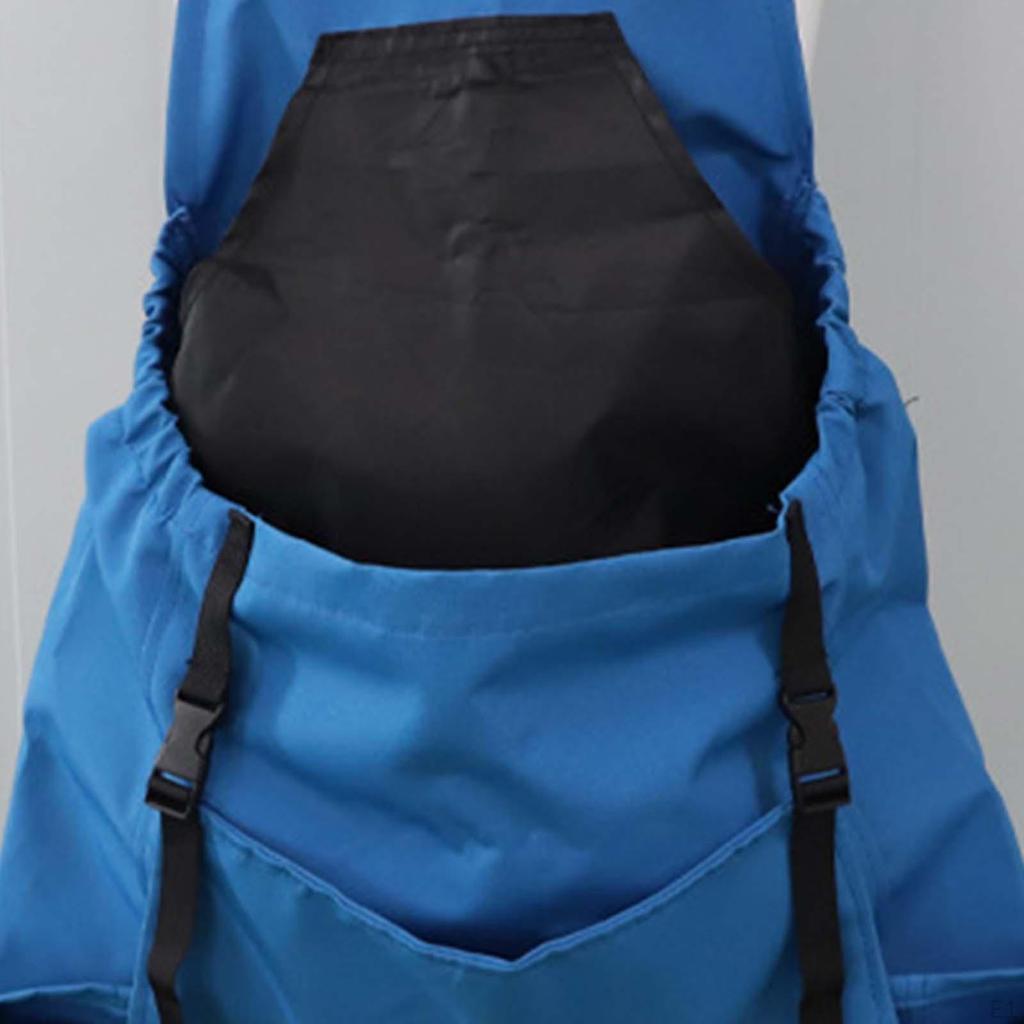 Canvas Gardening Apron with Pockets Harvesting Pouch Harvest Large