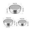 With Lid Stainless Steel Bowl Round Kimchee Bowl Durable Ramen Bowl  Kitchen Tableware