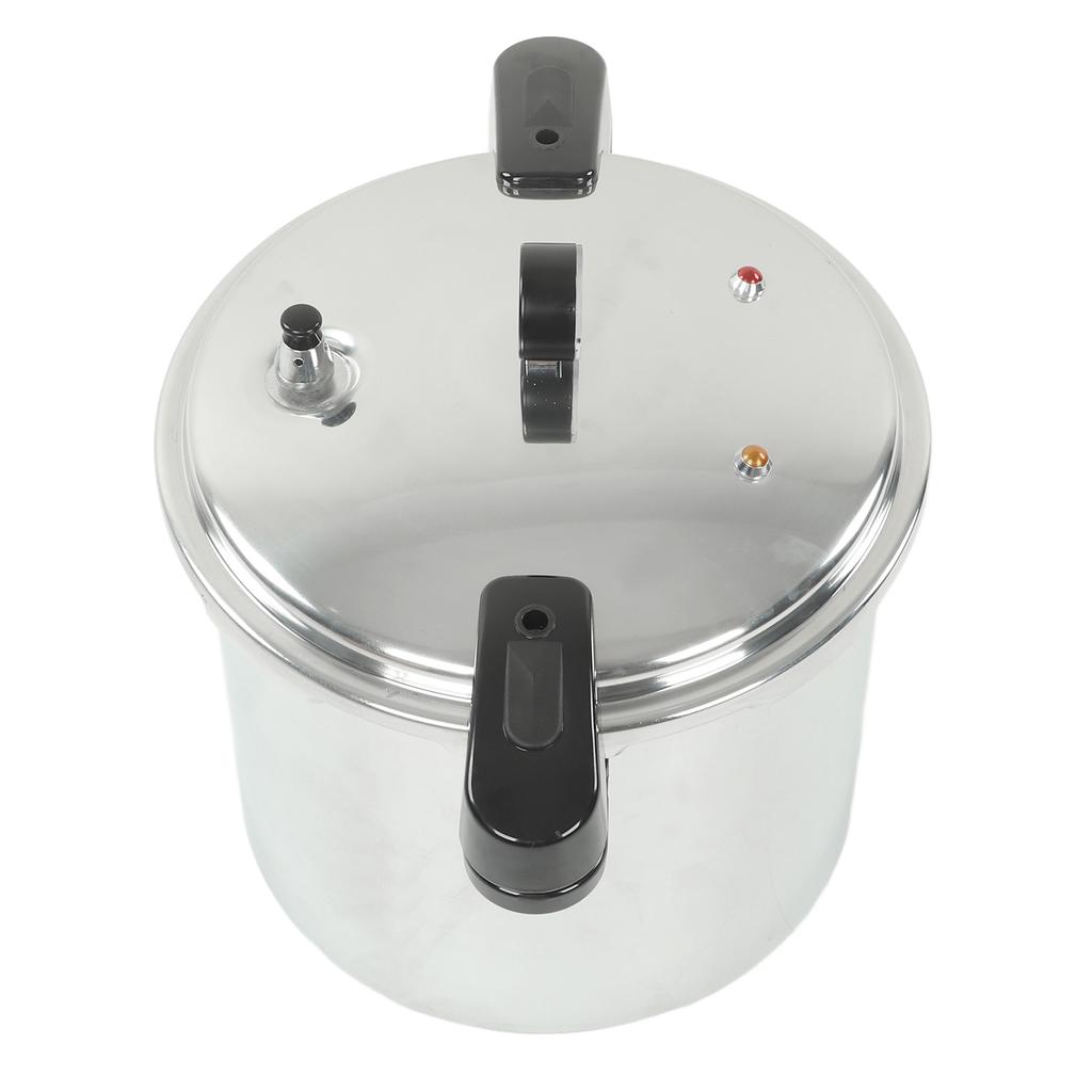 Pressure Cooker Aluminum Alloy 23L Pressure Cooker with Gauge Multifunctional Pressure Canner for Home Restaurant Hotel
