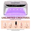 UV LED Nail Lamp UV Light for Gel Nails Professional Diamond Nail Dryer Fast UV Nail Light Curing Lamp for Salon Home