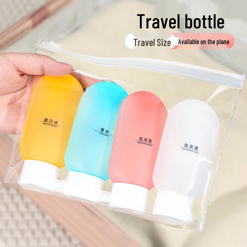 Portable 60ml Travel Dispenser Bottle for Shampoo, Shower Gel, and Facial Cleanser