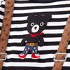 MIKI HOUSE Double B Langarm Gestreift Bär Made in für Jungen und Größe T-Shirt, Design, Leichtgewicht, Japan, Mädchen, Baby, Kinder, Kinderbekleidung,